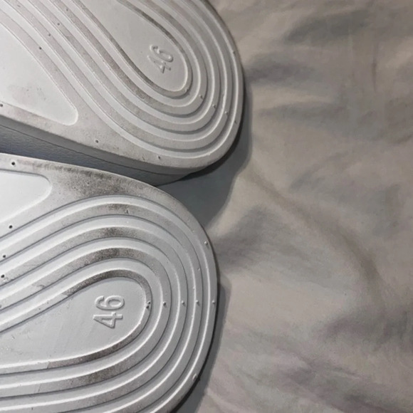 Kappa Slides Banda Adam 16 Pool Sandals White Kappa Red Blue slip on Sz 12 46 - Picture 2 of 7